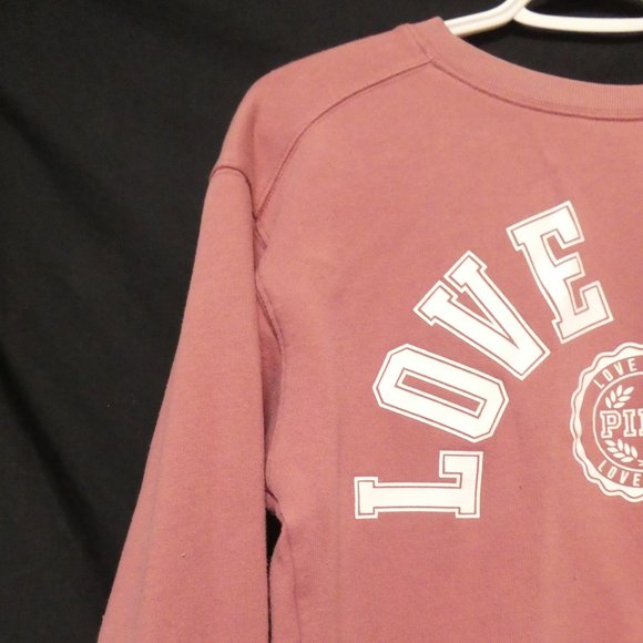 PINK by VICTORIA'S SECRET | xs extra small | Love Pink Crewneck Sweatshirt - Picture 3 of 15